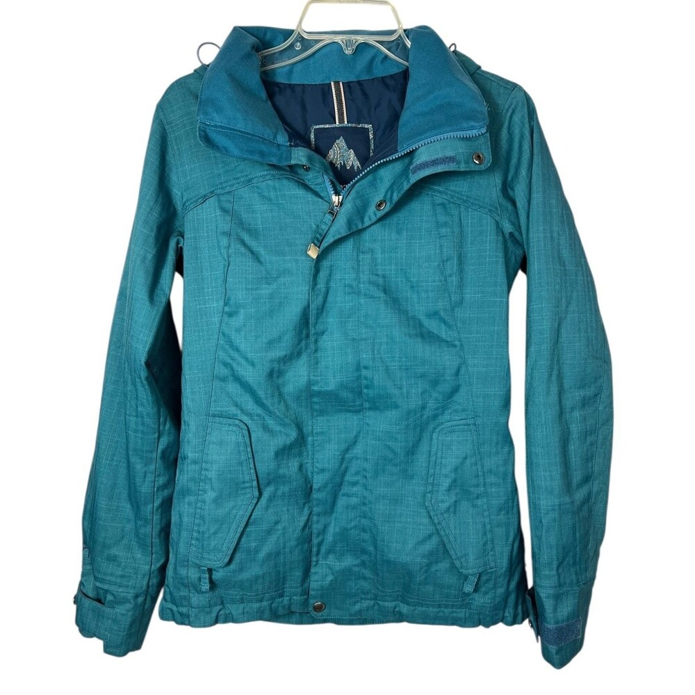 Burton DryRide Women's Hooded Winter Snow board Ski Jacket Coat  Size S  Teal